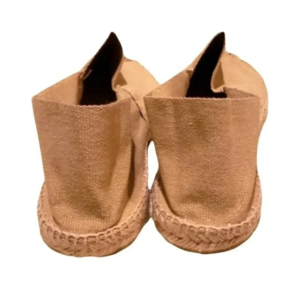 Women's Natural Jute Espadrille Flats Slip On Casual Comfort Shoes Womens‎ 12 US